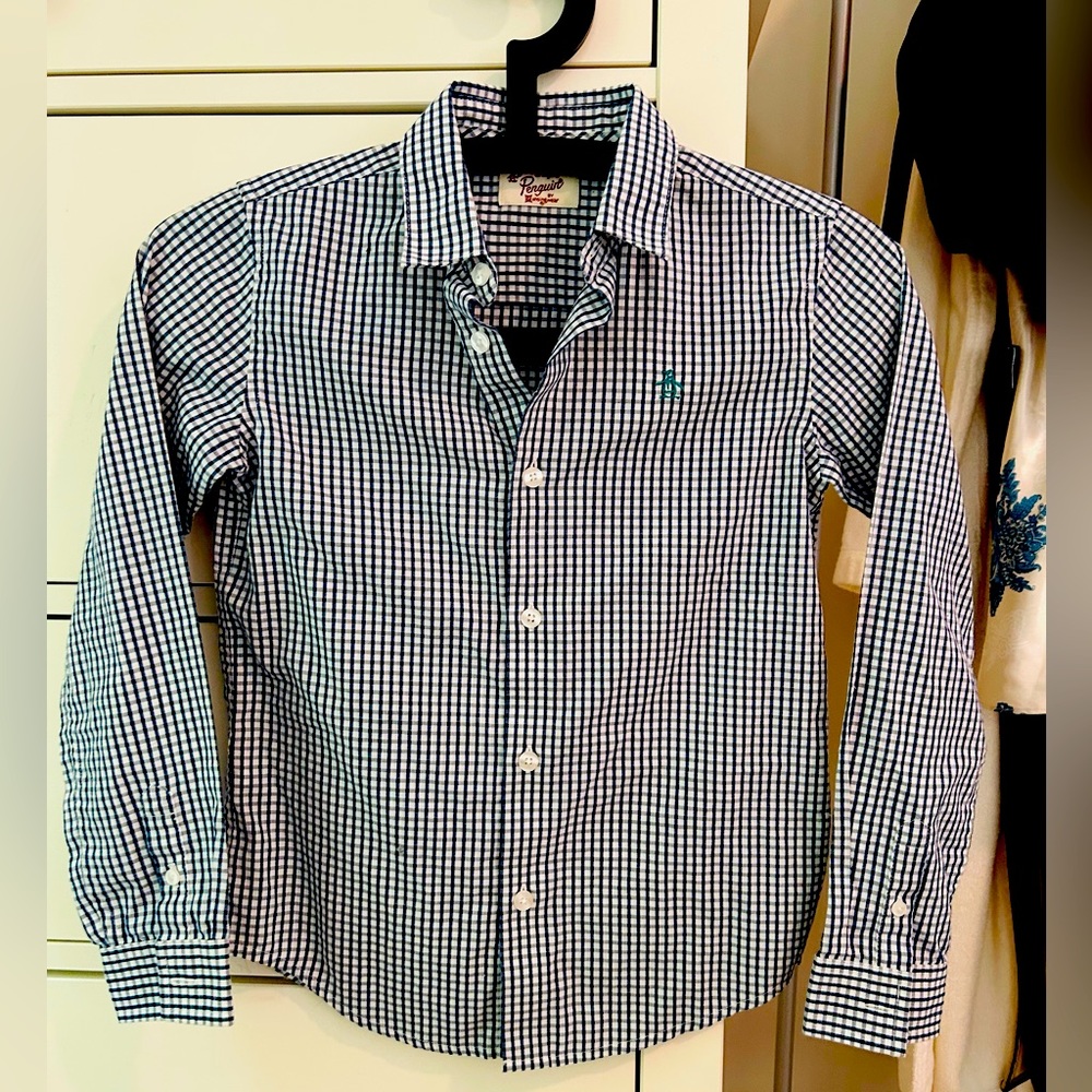 Boys size 7 button down shirt